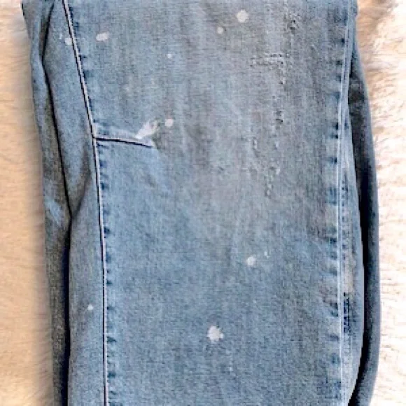 “NEW” Free People Distressed City Slouch Tapered Jean - Picture 8 of 8